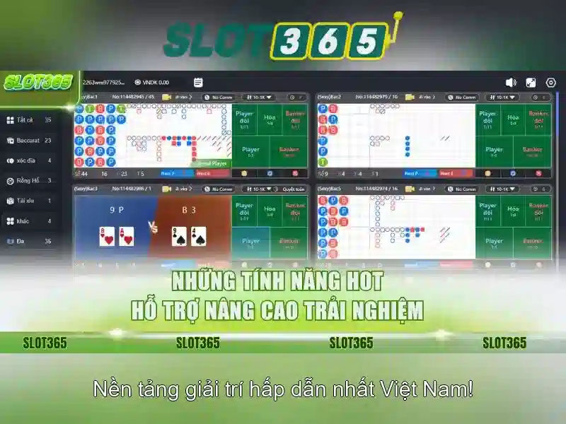 Slot365: Đánh giá tổng quan, tính năng và chiến thuật chơi Giao diện nhà cái hoàn hảo